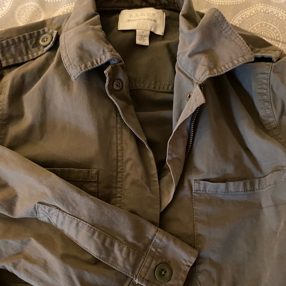 Green coat